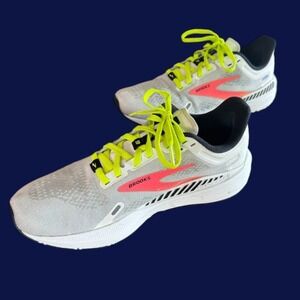 Brooks Launch GTS 9 Women's Running Shoes Size 8.5 Gray Pink Nightlife